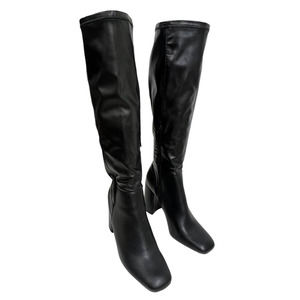 Steve Madden Lizah Faux Leather Knee High Boot Size 9.5M